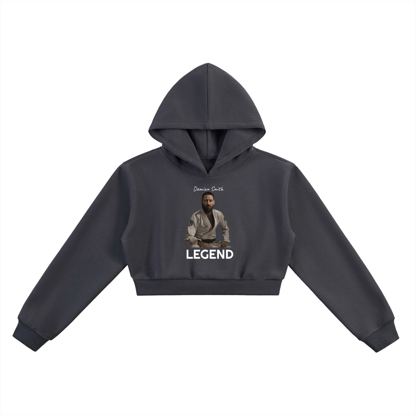 Damian Smith - LEGEND cropped Hoodie