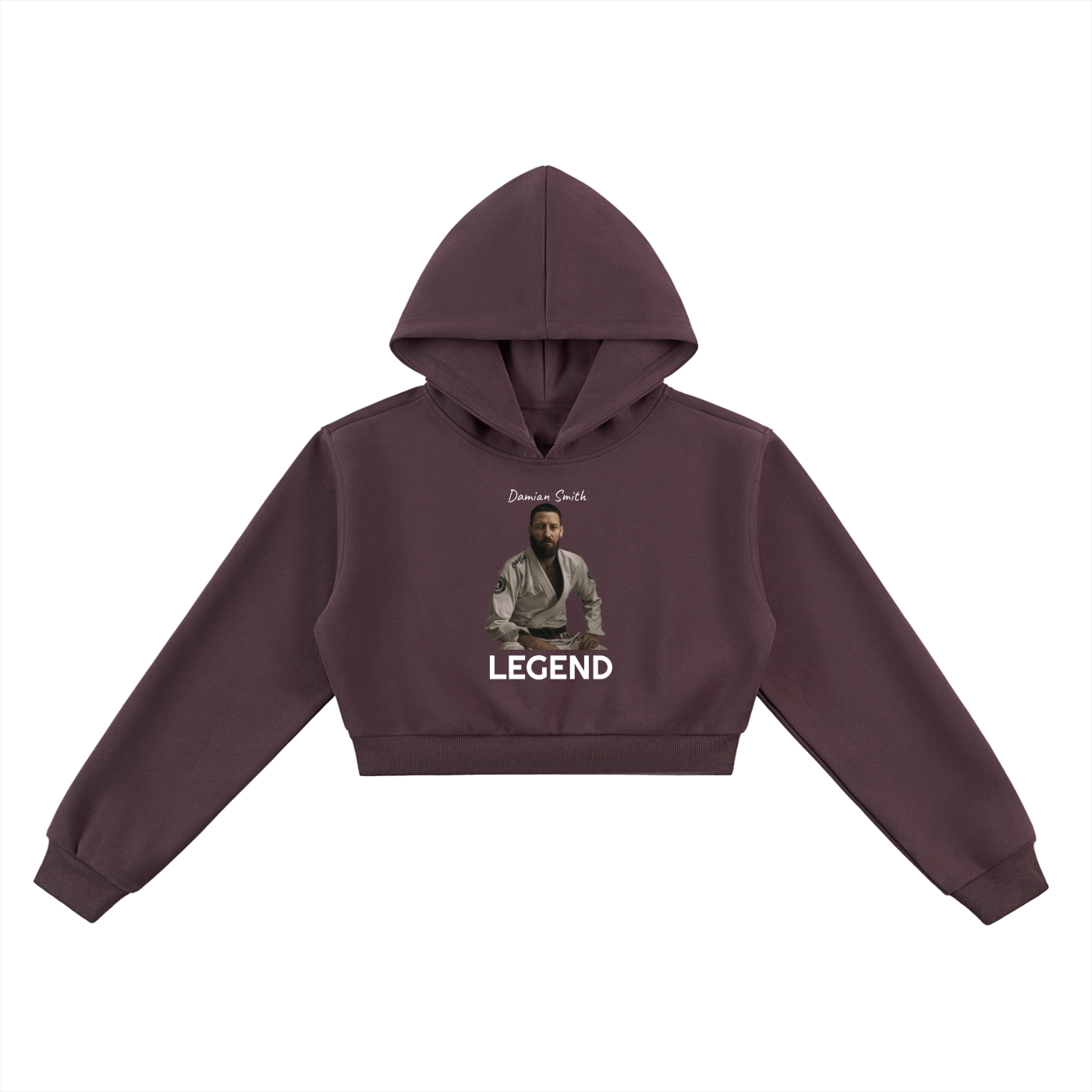 Damian Smith - LEGEND cropped Hoodie