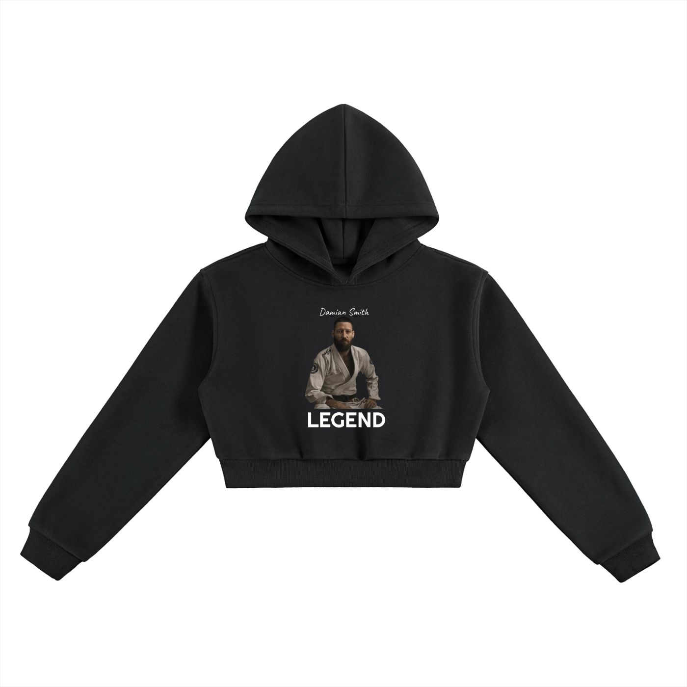 Damian Smith - LEGEND cropped Hoodie
